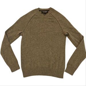 Banana Republic 100% Cashmere green crew neck sweater size S